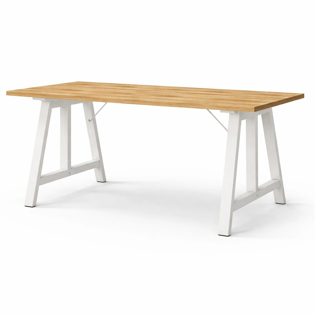 Schreibtisch im modernen Stil mit Holzplatte-Olvique